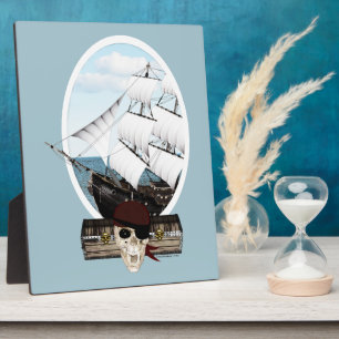 Plaque Photo Un bateau pirate