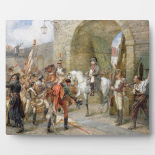 Plaque Photo Un incident dans la guerre péninsulaire - Napoléon