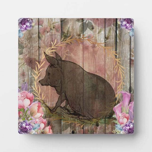 Plaque Photo Un peu de porc (Devant)