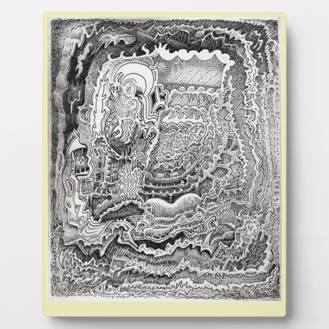 Plaque Photo Un rappel de l'ancien cerveau  (Devant)