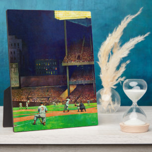 Plaque Photo Under The Lights by John Falter