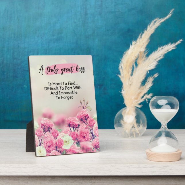 Plaque Photo Une Citation De Grande Appréciation Du Merci De Bo (Côté)