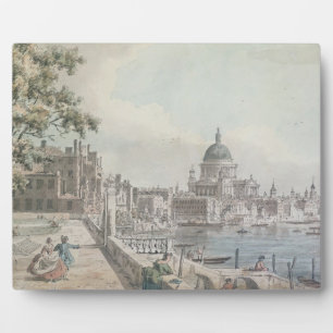 Plaque Photo Une copie d'une partie d'un dessin de Canaletto, d