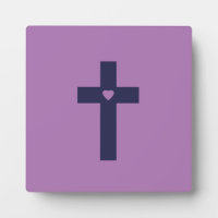 Une croix avec un cœur