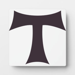 Plaque Photo Une croix de tau croix de Saint-Antoine