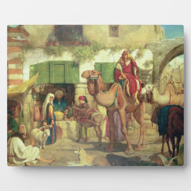 Plaque Photo Une rue à Jérusalem, 1867 (Devant)