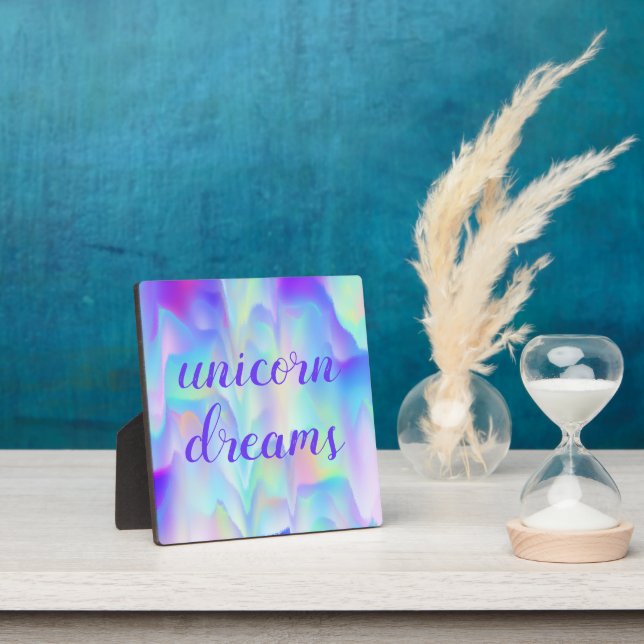 Plaque Photo Unicorn Dreams (Insitu)