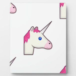 Plaque Photo unicorne emoji