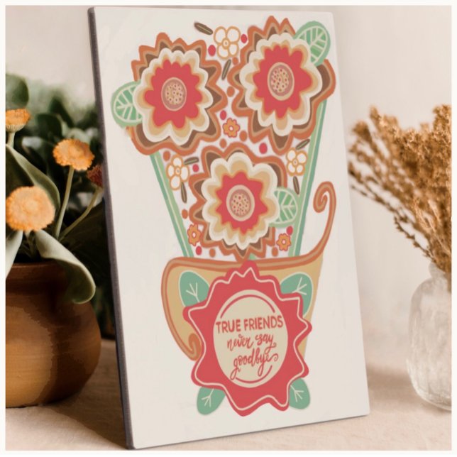 Plaque Photo Unique FloralDesign Style (Créateur téléchargé)