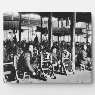 Plaque Photo Usine gérée par des Chinois près de Chihsien, vers