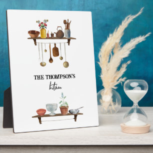 Plaque Photo Ustensiles de cuisine Retro vintage