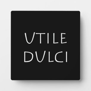 Plaque Photo Utile dulci