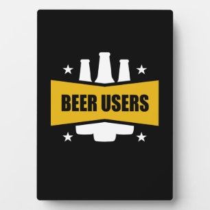 Plaque Photo Utilisateurs Fiers De La Bière