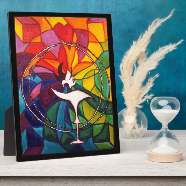 Plaque Photo UU Chalice Photo Imprimer Unitaire Universaliste (Côté)