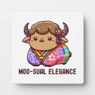 Plaque Photo Vache en élégance en Highland