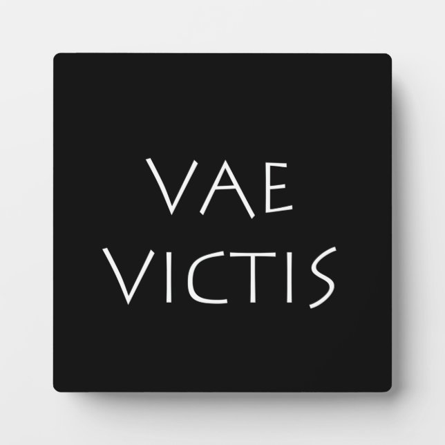 Plaque Photo Vae victis (Devant)