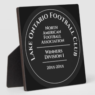 Plaque Photo Vainqueurs de division personnalisés de club de fo