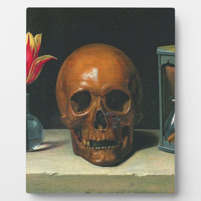Plaque Photo Vanitas Still Life 1671 Par Philippe De Champaigne (Devant)