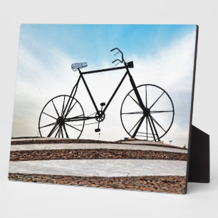 Plaque Photo vélo