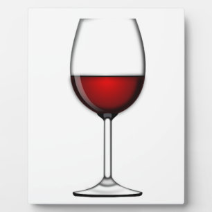 PLAQUE PHOTO VERRE DE VIN ROUGE