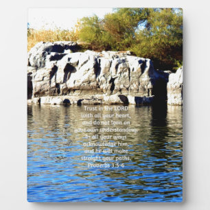 Plaque Photo Versets bibliques Citation sur les Proverbes de co