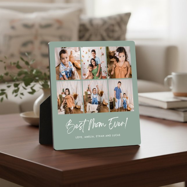 Plaque photo vert Meilleure Maman Pour Toujours Si (Créateur téléchargé)