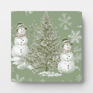 Plaque Photo Vert Sauge