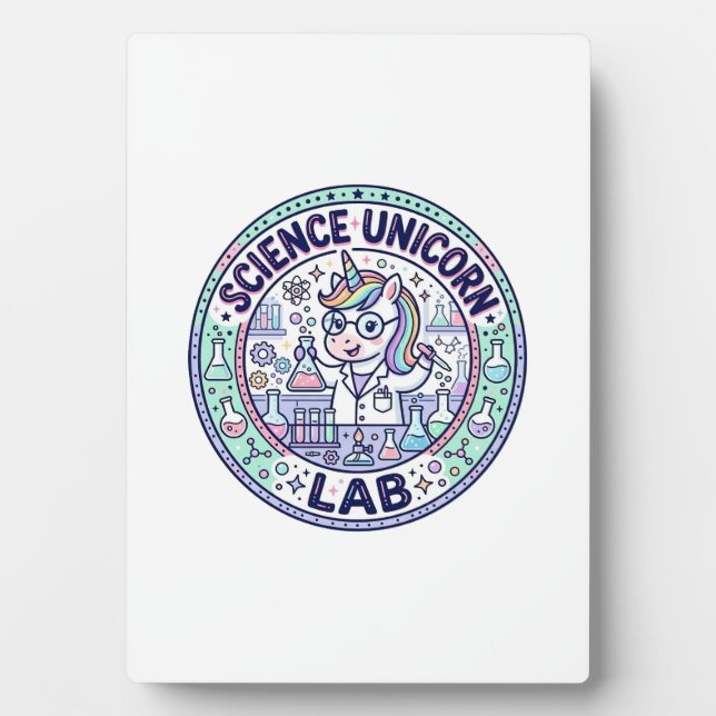 Plaque Photo Vêtements d'application prêts Unicorn Science Unic (Devant)