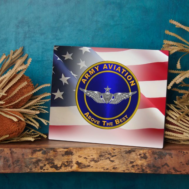 Plaque Photo Vétérinaire de l'Armée de terre de l'aviation (Côté)