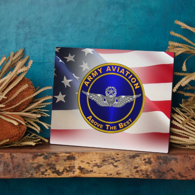 Plaque Photo Vétérinaire de l'Armée de terre du Maître d'équipa (Côté)