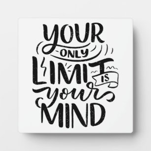 Plaque Photo Vibes positives - Votre seule limite est votre esp