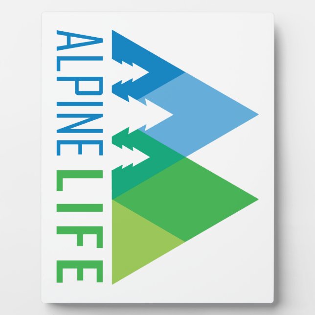 Plaque Photo Vie alpine (Devant)