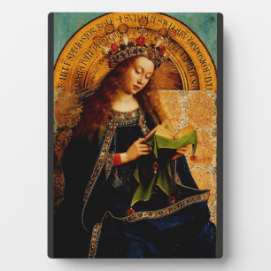Plaque Photo Vierge Marie par Jan van Eyck