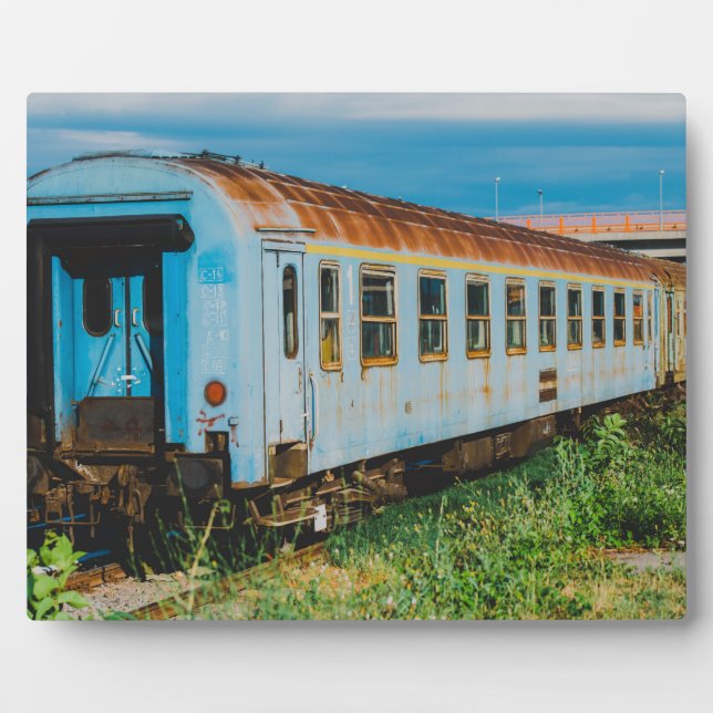 Plaque Photo Vieux train (Devant)