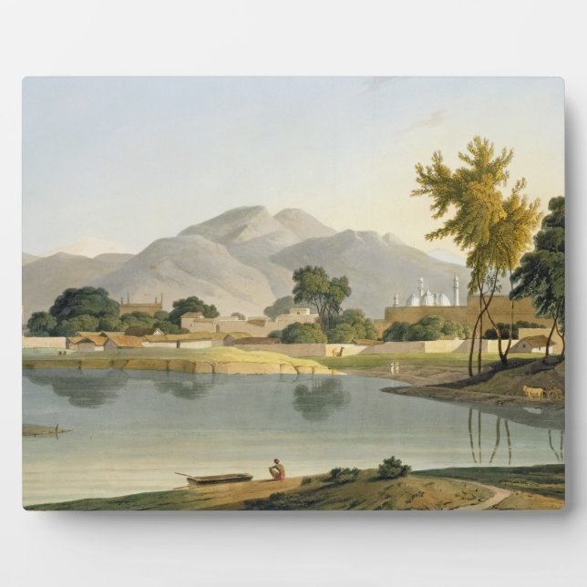 Plaque Photo View at Nijeibabad, near the Coaduwar Gaut, Rohilc (Devant)