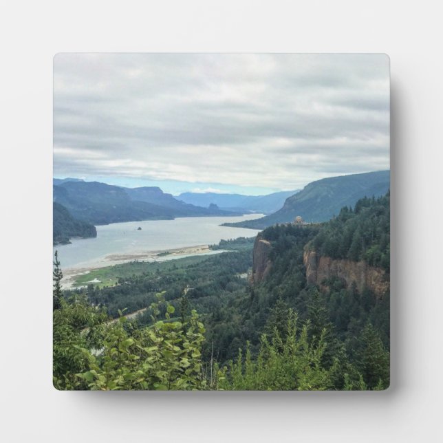 Plaque Photo View of Vista House (Devant)