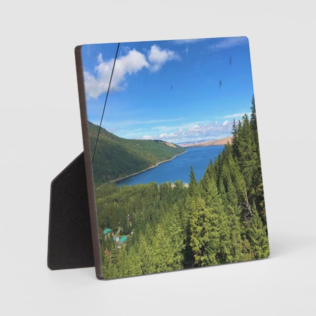 Plaque Photo View of Wallowa Lake (Recto)