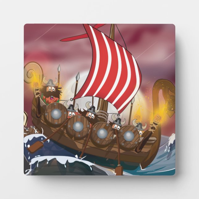 Plaque Photo Viking Invasion Fleet (Devant)