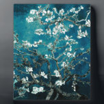 Plaque Photo Vincent Van Gogh Almond Blossoms Dark Turquoise<br><div class="desc">Artiste : Vincent Van Gogh Titre : Les fleurs d'amandes ont modifié la couleur</div>