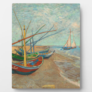 Plaque Photo Vincent Van Gogh Bateaux de pêche
