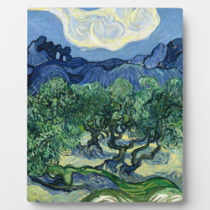 Plaque Photo Vincent Van Gogh Oliviers Paysage Montagneux