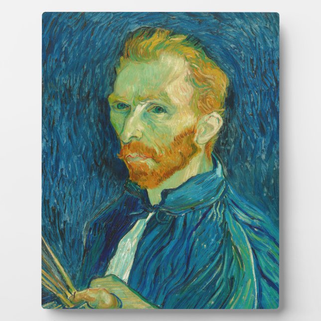 Plaque Photo Vincent van Gogh Self Portrait 1889 Painting (Devant)