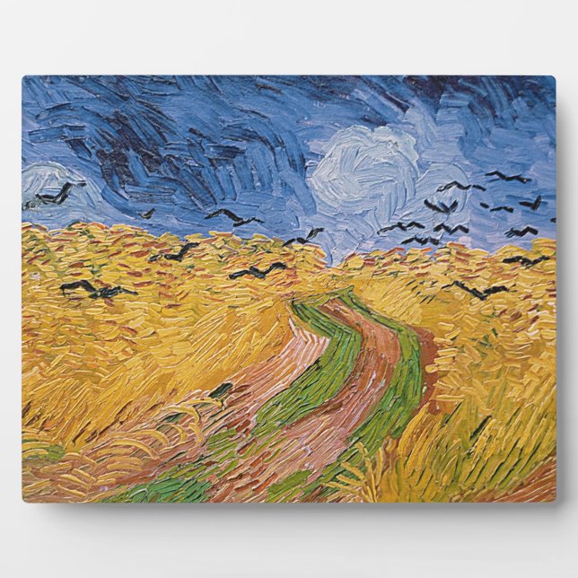 Plaque Photo Vincent van Gogh | Wheatfield with Crows, 1890 (Devant)