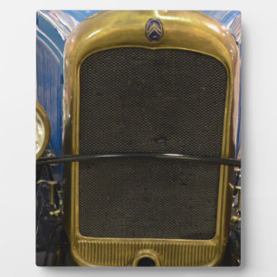 Plaque Photo Vintage Car Grille