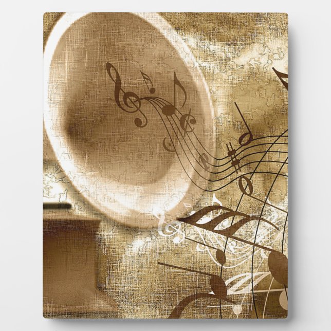 Plaque Photo Vintage Music (Devant)