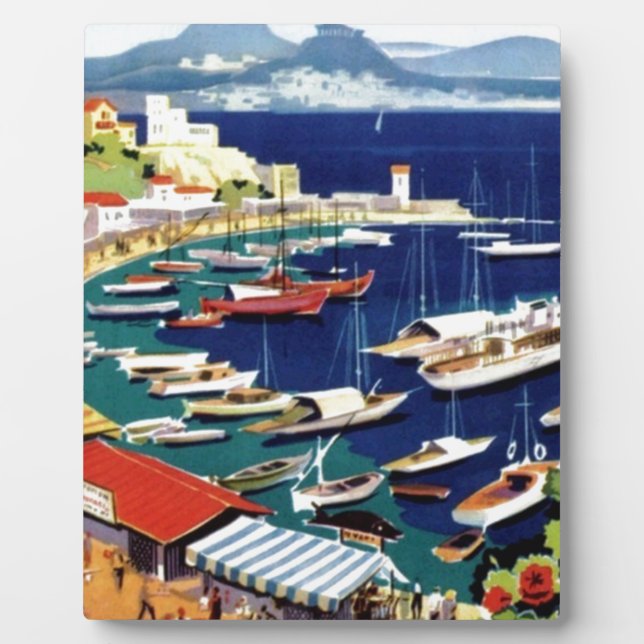 Plaque Photo Vintage voyage Athènes Grèce (Devant)