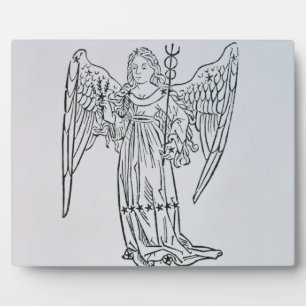 Plaque Photo Virgo (the Virgin) an illustration from the 'Poeti
