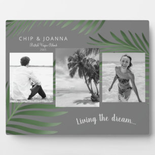 Plaque Photo Vivre le rêve 3 Photo Palm Beach Vacances