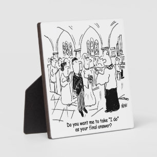 Plaque Photo Voeux mariages - Je fais comme réponse finale