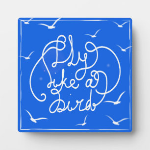 Plaque Photo Voler Comme Un Oiseau